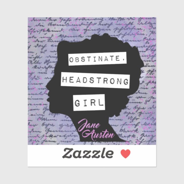 Obstinate Headstrong Girl Pride & Prejudice  (Sheet)