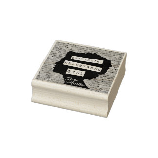 Obstinate Headstrong Girl Pride & Prejudice  Rubber Stamp