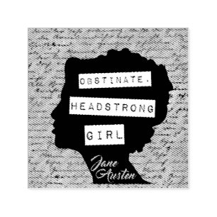 Obstinate Headstrong Girl Pride & Prejudice Self-inking Stamp