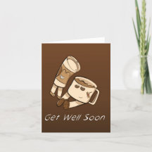 Obtenez Bien Bientôt Carte De Salutation Paire De 