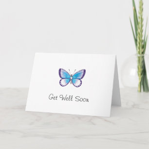 Obtenez bien bientôt carte papillon