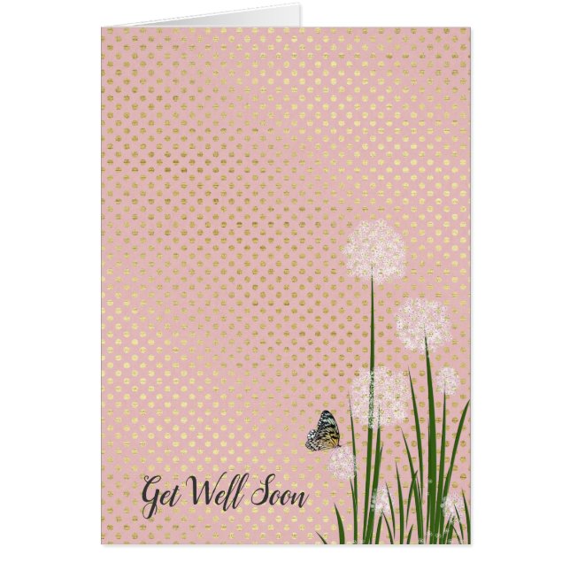 Obtenez bien Bientôt papillon sur fleur bouffée (Devant)