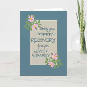 Obtenez Bien, Carte De Chirurgie Dos, Dogrots Rose