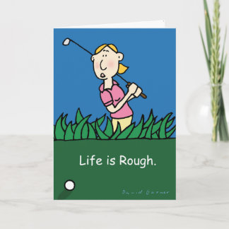 Obtenez bientôt une carte avec un thème de golf