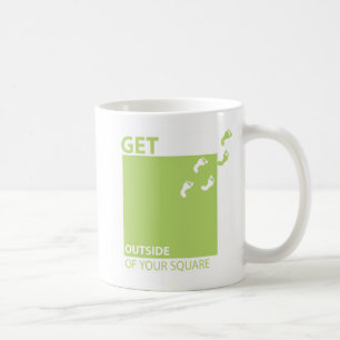 Obtenez dehors de votre carré - tasse