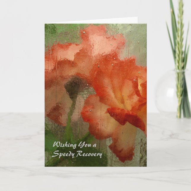 Obtenez la carte bonne avec des roses (Devant)