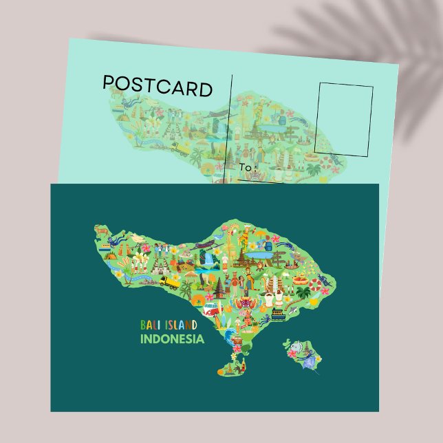 Obtenez perdu à Bali : Une carte postale amusante  (Créateur téléchargé)