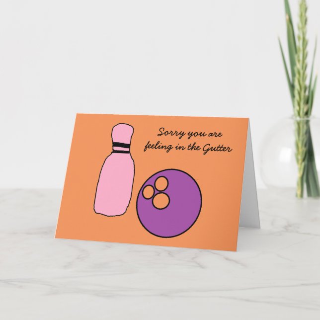 Obtenez une carte de bowling (Devant)