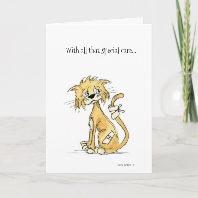 Obtenez une carte de chat (Devant)