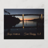 Obtenez une carte postale du port de Noyo à Fort B