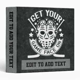 Obtenez Votre Face De Jeu Sur Le Classeur De Hocke
