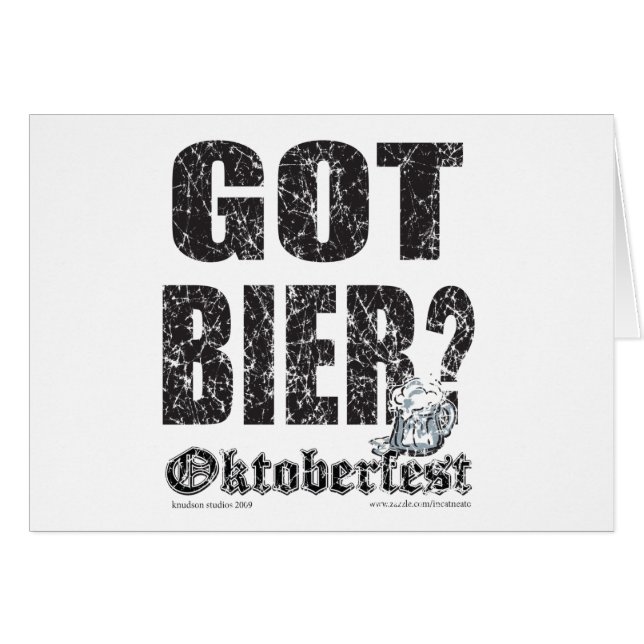 Obtenir Bier - Oktoberfest (Devant horizontal)