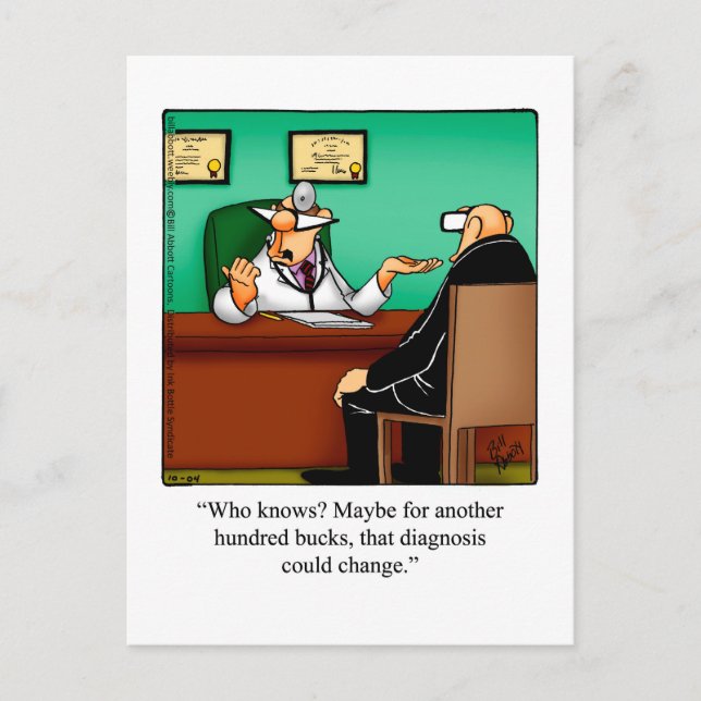 Obtenir de bons Humours Carte Postale "Spectickles (Devant)