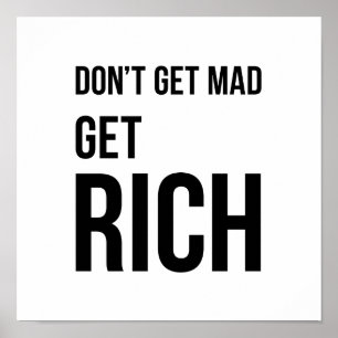 Obtenir de l'argent riche Citer Posters Succès Noi