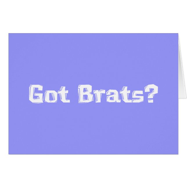 Obtenir des cadeaux de Brats (Devant horizontal)