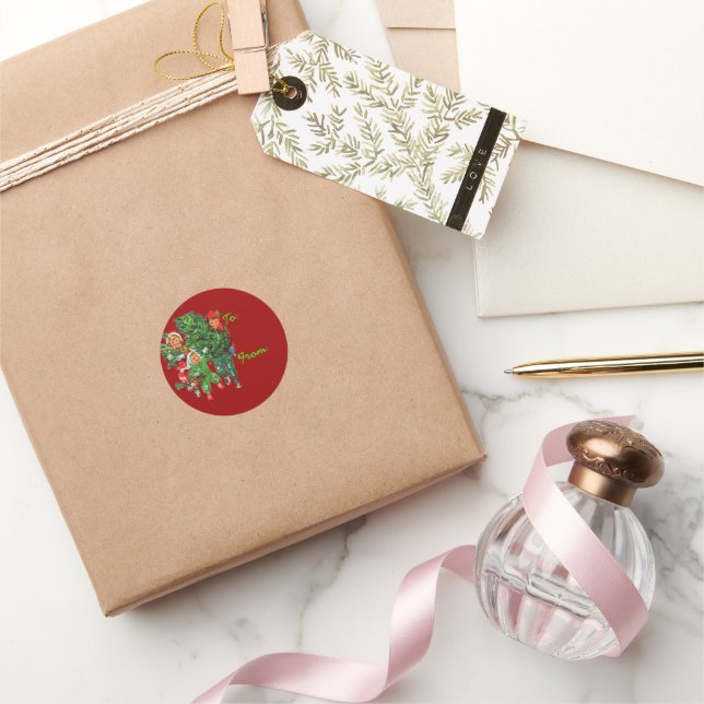 Obtenir des étiquettes cadeaux d'arbre de Noël (Cadeaux)