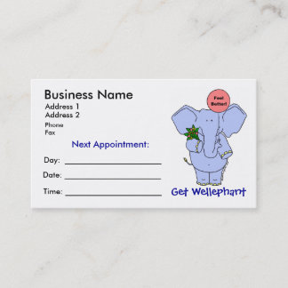 Obtenir la carte de rendez-vous Wellephant