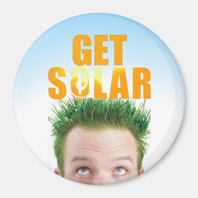 Obtenir le logo solaire Magnet d'énergie écologiqu (Devant)