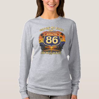 Obtenir mes kicks sur la route 86 T-shirt