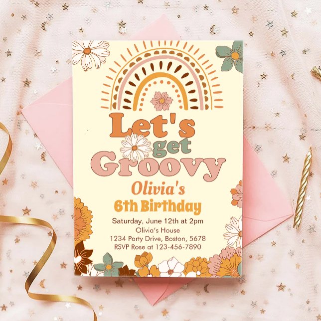 Obtenons Super Rainbow Invitation d'anniversaire (Créateur téléchargé)