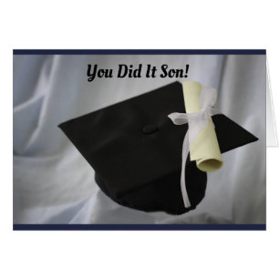 Obtention du diplôme de fils