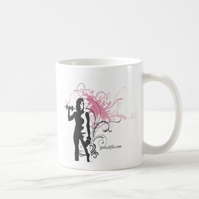 Obtenu dans la tasse convenable de B (Droite)
