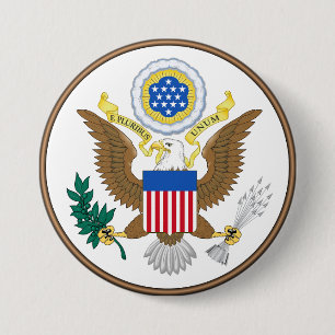 Obverse of the Great Seal 3 Inch Round Button