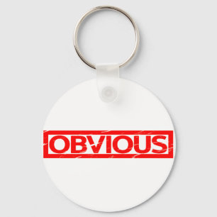Obvious Stamp Keychain