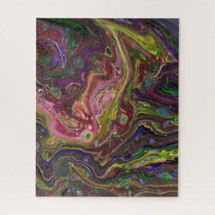 Obviously Crazy Cool Paisley Abstract Puzzle