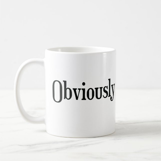 Obviously mug (Left)