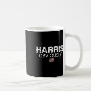 Obviously Usa Flag Kamala Harris For President 202 Coffee Mug