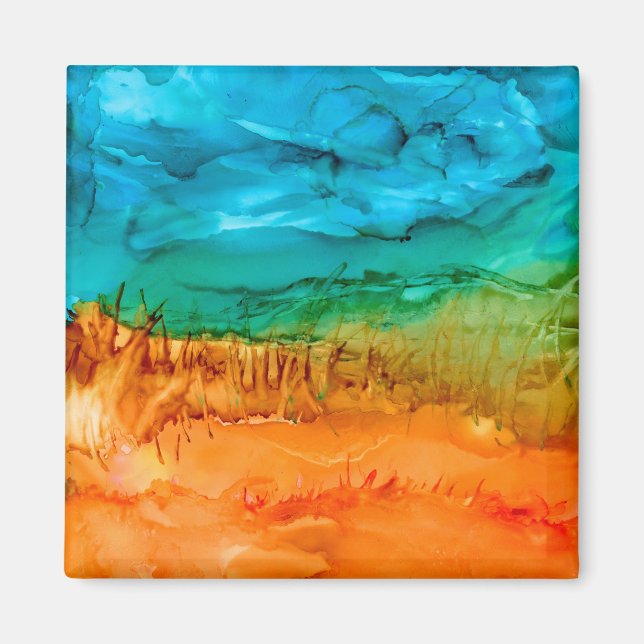 OBX beach grass Magnet (Front)