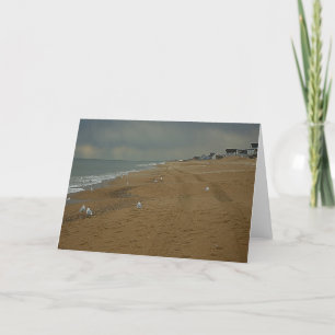 OBX Day at the Beach 5 x 7 Greeting Card