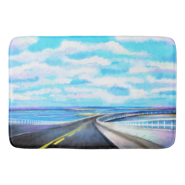 OBX Hwy 12 Bath Mat (Front)