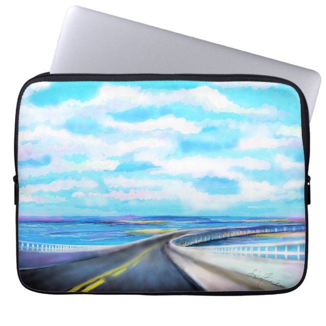 OBX Hwy 12 Laptop Sleeve (Front)