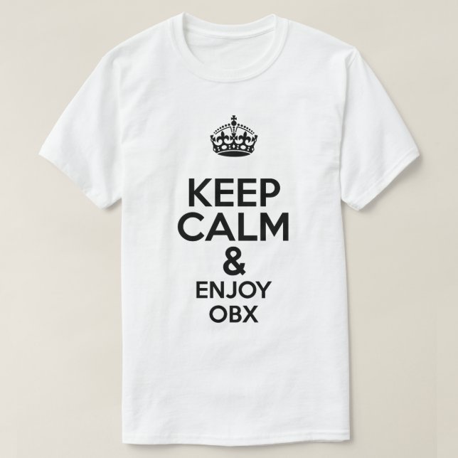 OBX Keep Calm T-Shirt (Design Front)