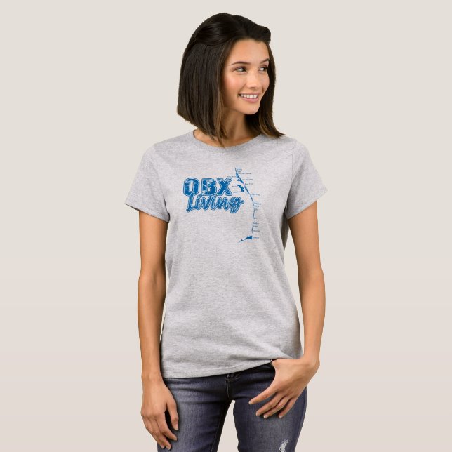 OBX Living Blue T-Shirt (Front Full)