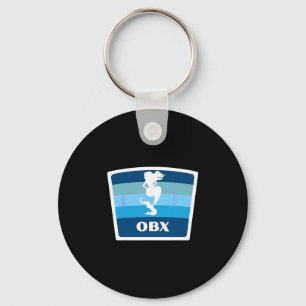 Obx North Carolina Nc Mermaid Outer Nks Vacation  Keychain
