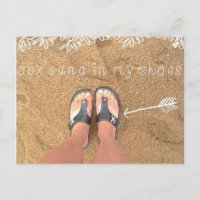 OBX Outer Banks Sand In mY shoes beach of NC flip