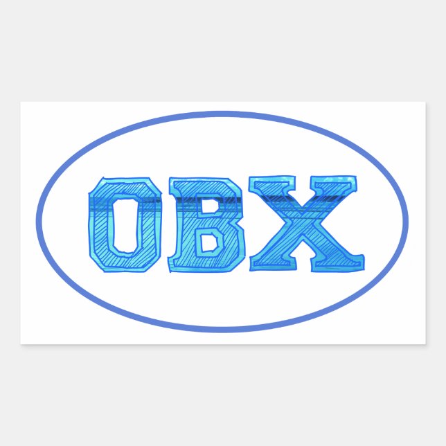 OBX Outer Banks Sticker (Front)