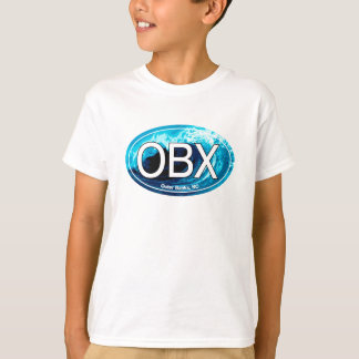 OBX Outer Banks Wave Oval T-Shirt