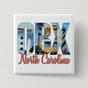 OBX Places Pride 2 Inch Square Button