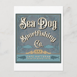 OBX Sea Dog Sportfishing Postcard