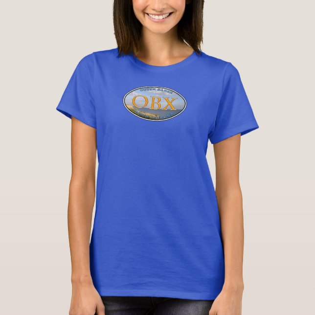 OBX Shoreline Oval 2025 T-Shirt (Front)