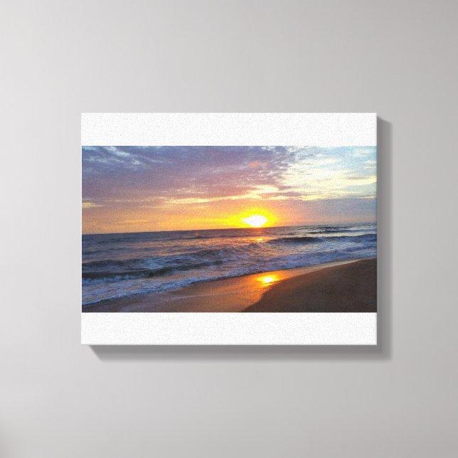 OBX Sunrise Canvas Print (Front)