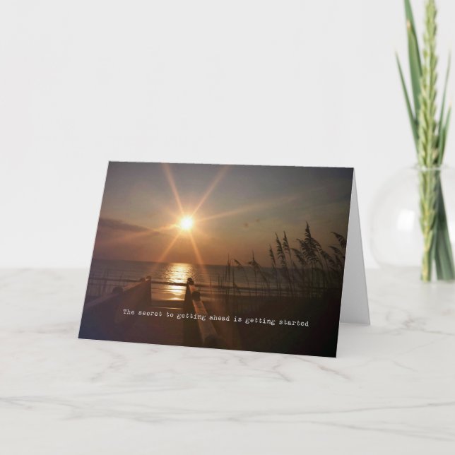 OBX SUNRISE Greeting Card (Front)