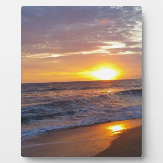 OBX Sunrise Outer Banks Sunrise Plaque (Front)