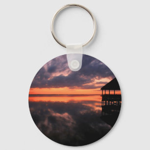 OBX Sunset Keychain