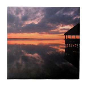 OBX Sunset Tile
