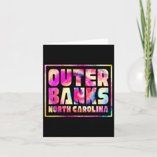 Obx Surfing Outer Banks North Carolina Beach Vacat Card